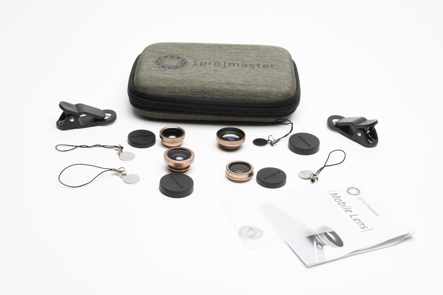 ProMaster Mobile Lens Kit 2.0 (4 lenses, 2 clips, case)