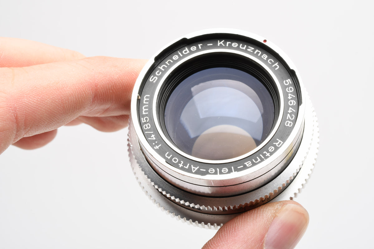 Kodak Schneider Retina Tele-Arton 85mm F4 Lens for Kodak Reflex w/jewel case, Nice! Read*