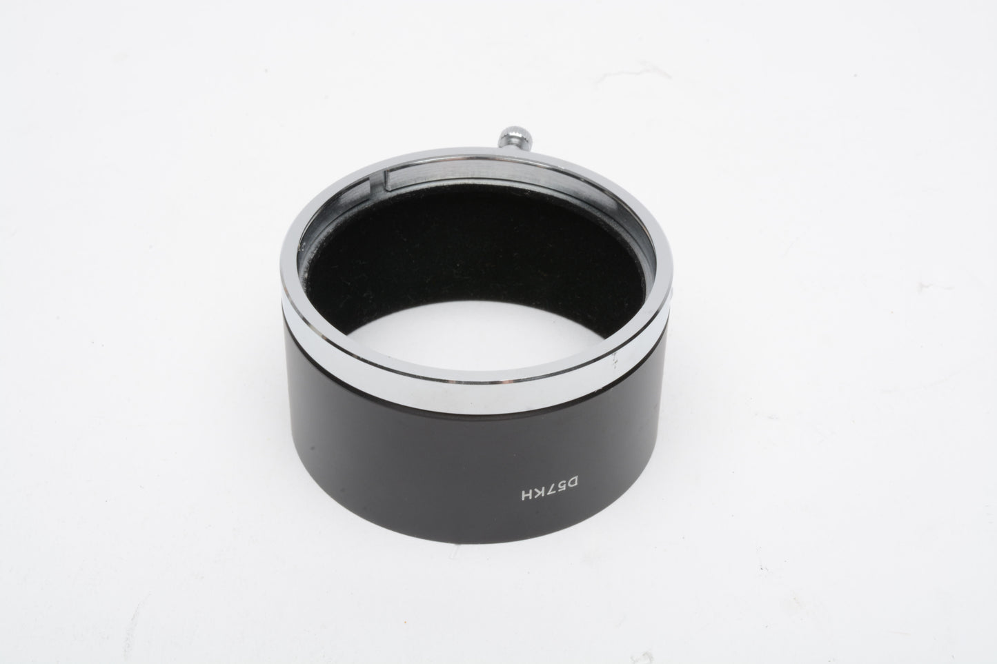 Minolta D57KH metal lens hood for Minolta 100mm f2.5 or 58mm diameter lenses