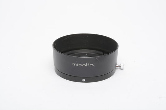 Minolta D57KG metal lens hood for Minolta 50mm f1.4 or 58mm diameter lenses