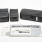 Minolta 16 MG compact "Spy" camera, flash adapter, cases, manual, box, nice!