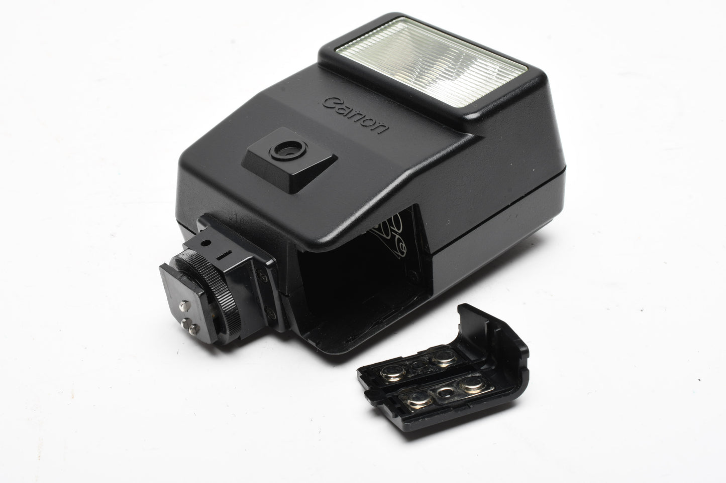 Canon 155A Speedlite flash, Tested, Great, w/Case + Sync cord