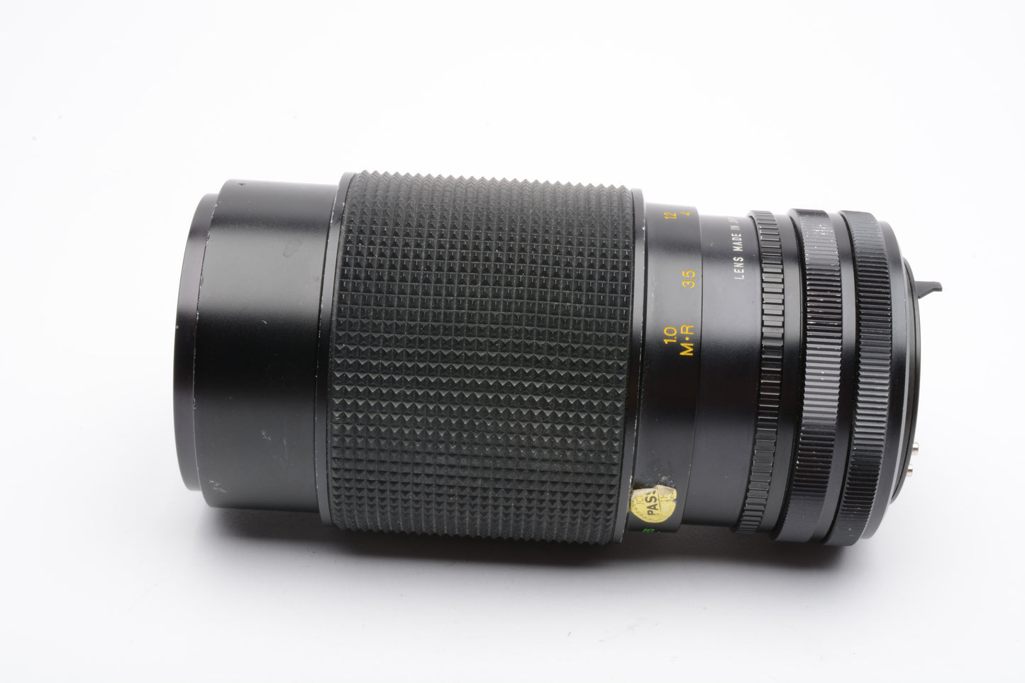 Vivitar 75-205mm F3.5-4.5 MC macro zoom lens for Canon FD w/Caps