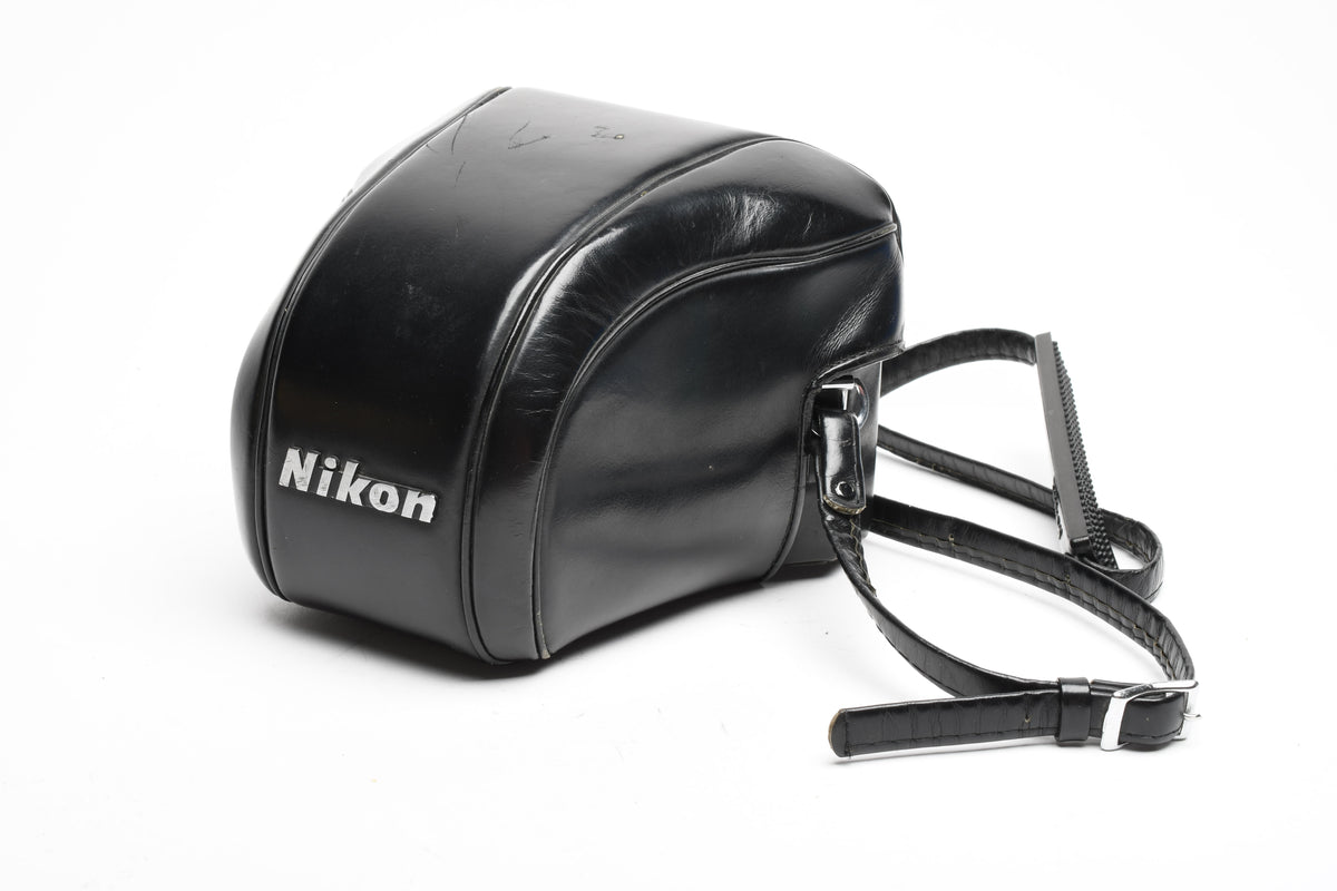Nikon F Everyday Leather Case Model CTTZ w/Box, strap, Nice!