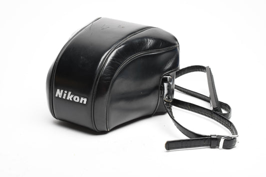 Nikon F Everyday Leather Case Model CTTZ w/Box, strap, Nice!
