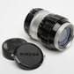 Nikon Nikkor-Q 135mm f3.5 Non-AI Portrait lens, caps, clean and sharp