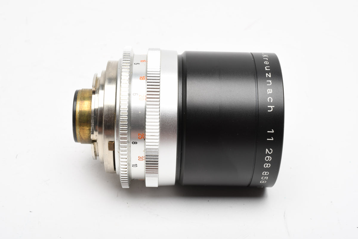 Kodak Schneider Retina Tele-Xenar 135mm F4 Lens for Kodak Reflex w/Box, jewel case, Hood, Nice!