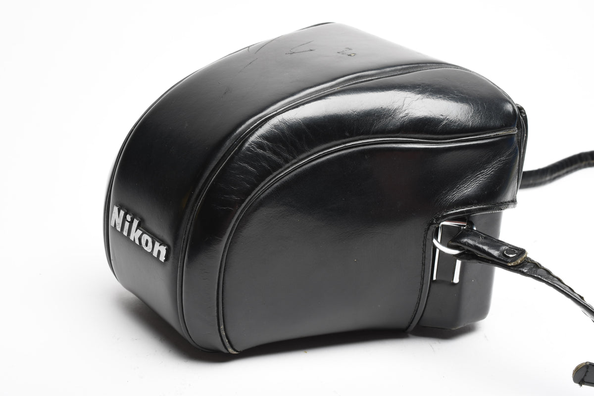 Nikon F Everyday Leather Case Model CTTZ w/Box, strap, Nice!