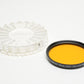 Tiffen 58mm #15 deep yellow filter in jewel case, very clean (Copy)