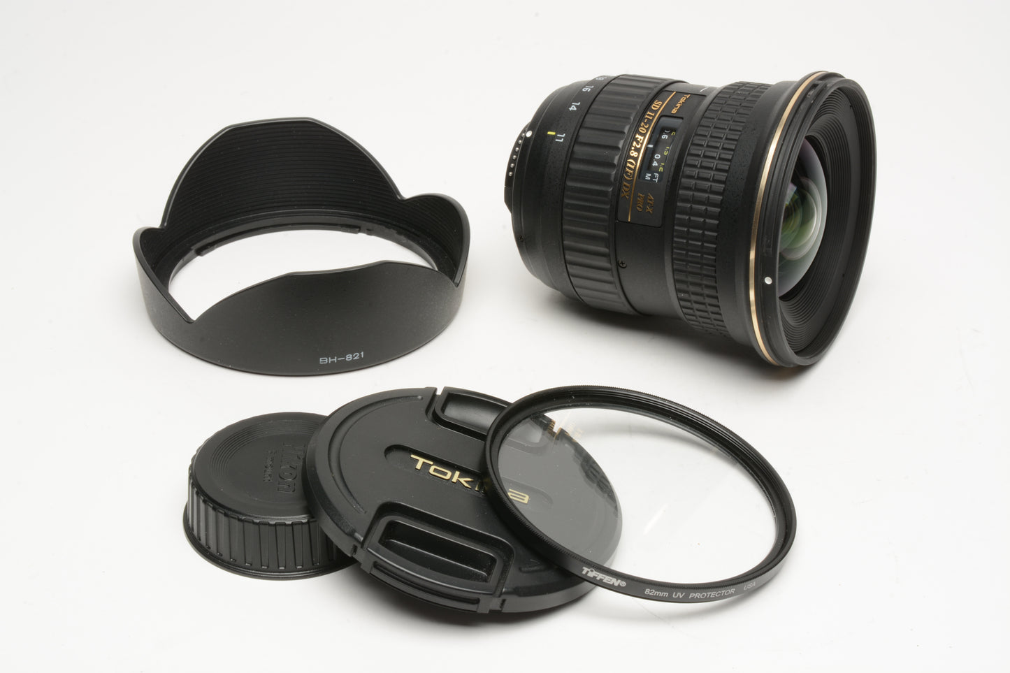 Tokina SD 11-20mm f2.8 IF DX Asph. for Nikon Mount, Hood, Caps, UV, Mint-