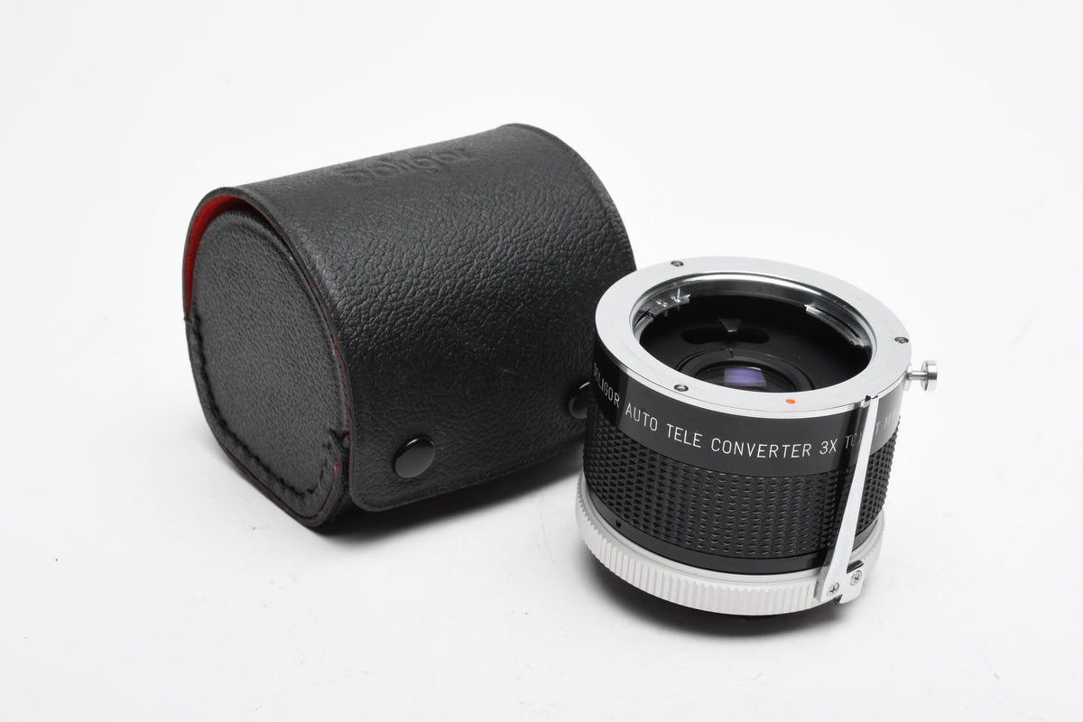 Soligor 3X Auto Teleconverter for Minolta Mount w/Case