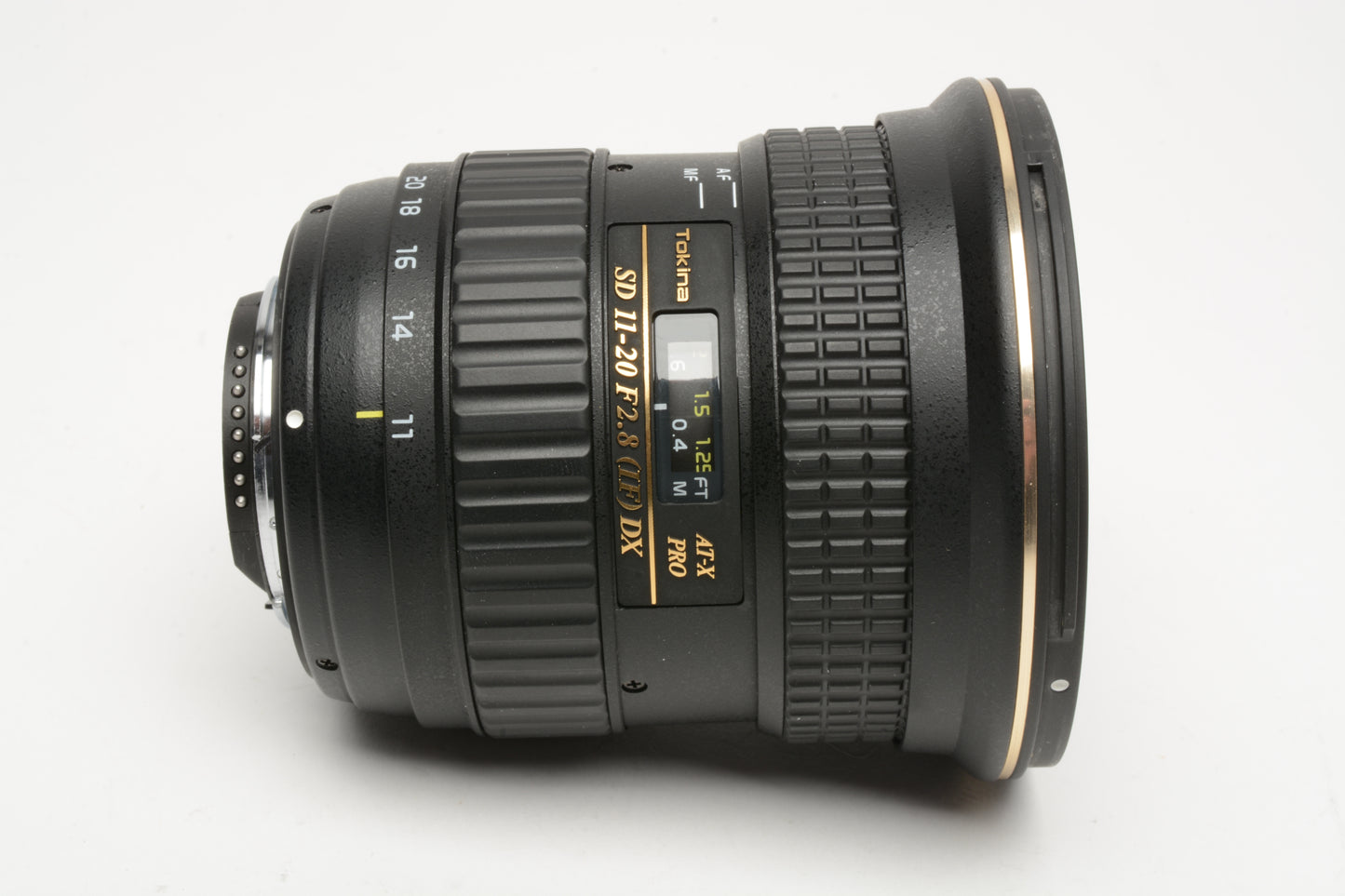 Tokina SD 11-20mm f2.8 IF DX Asph. for Nikon Mount, Hood, Caps, UV, Mint-