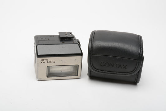 Contax TLA200 Compact Flash, case, Well used, still good