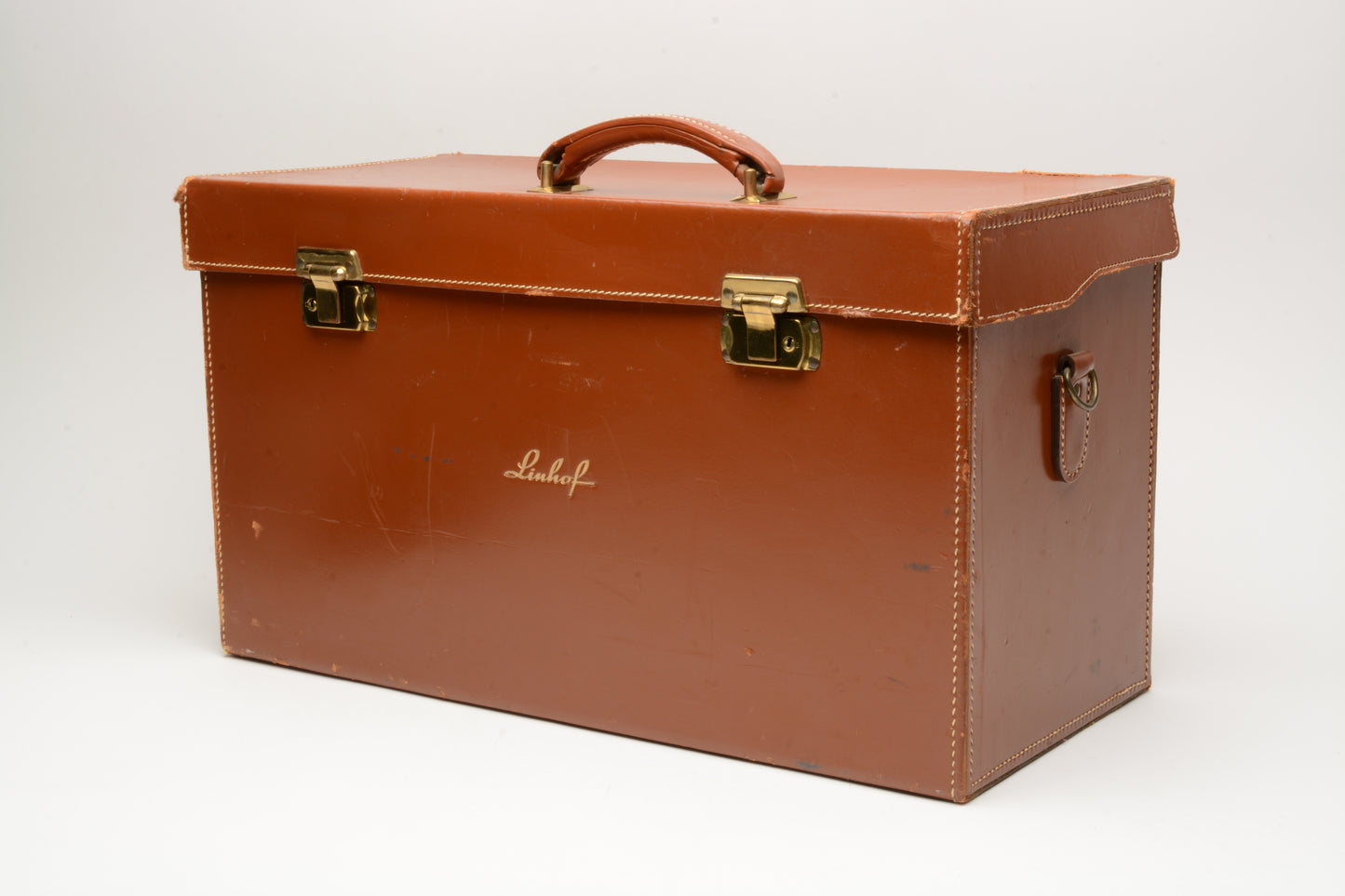 Linhof leather 4x5 case measures ~18 x 8.5 x 10.5", Very nice & clean