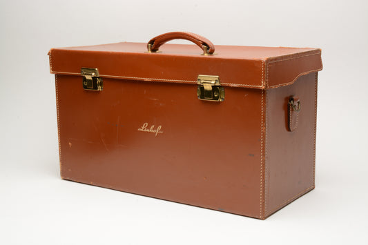 Linhof leather 4x5 case measures ~18 x 8.5 x 10.5", Very nice & clean