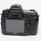 Nikon D90 DSLR body, 2batts, charger, strap, Only 2969 Acts, very clean, tested