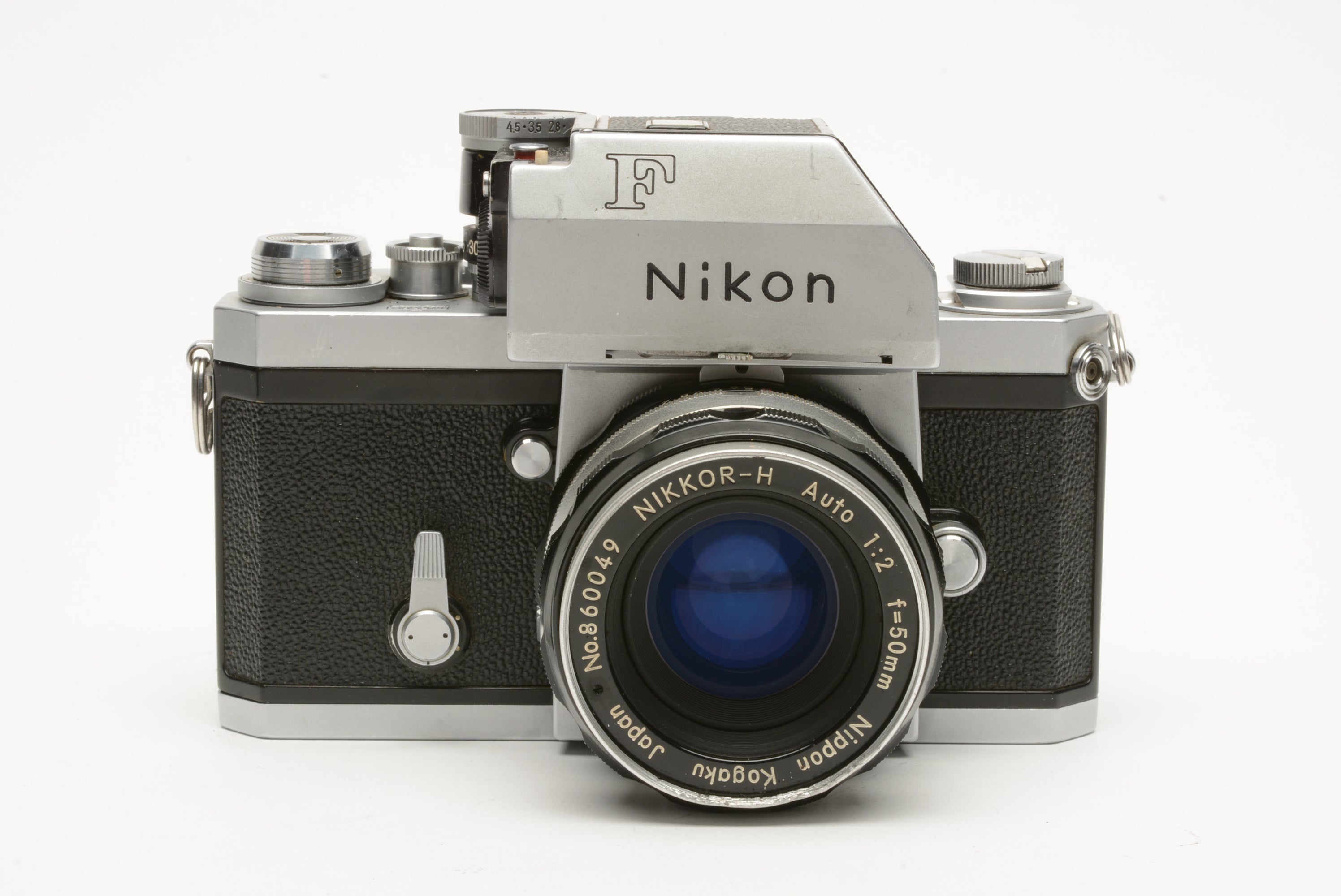 Nikon F Photomic TN SLR Film Camera Body Chrome w/50mm f2, new