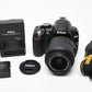 Nikon D3100 DSLR w/Nikkor AFS 18-55mm f3.5-5.6G VR, batt+charger 7613 Acts