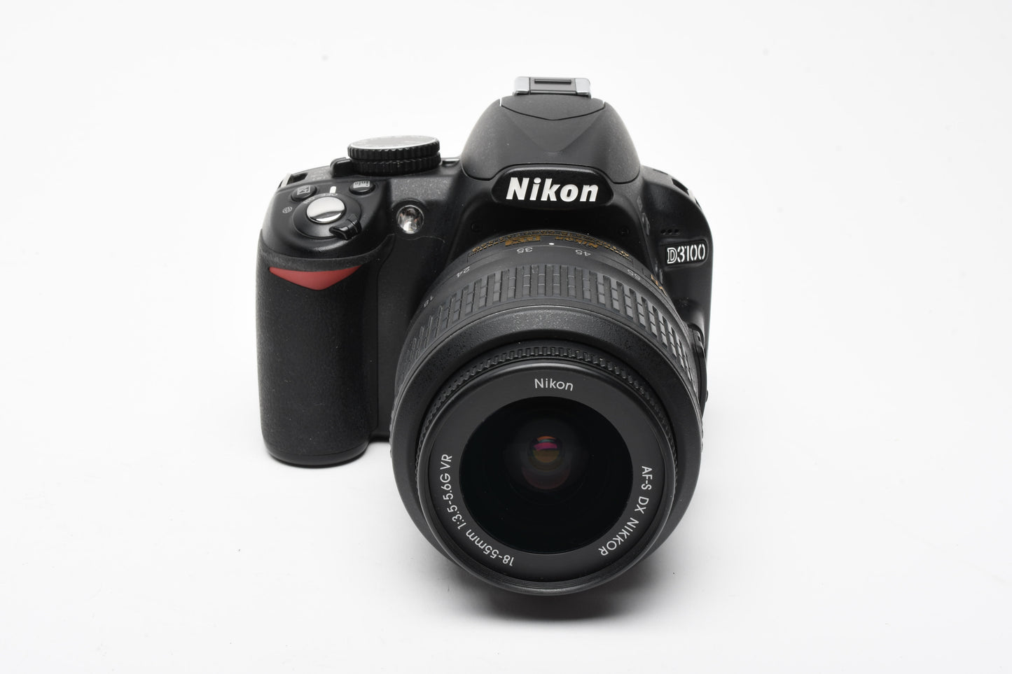 Nikon D3100 DSLR w/Nikkor AFS 18-55mm f3.5-5.6G VR, batt+charger 7613 Acts