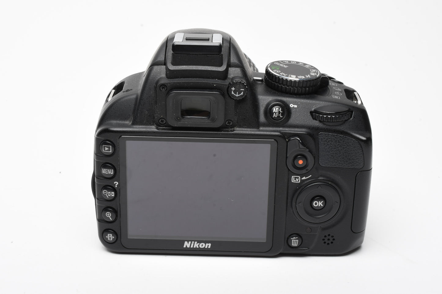 Nikon D3100 DSLR w/Nikkor AFS 18-55mm f3.5-5.6G VR, batt+charger 7613 Acts