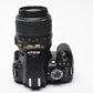 Nikon D3100 DSLR w/Nikkor AFS 18-55mm f3.5-5.6G VR, batt+charger 7613 Acts