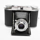 Ansco Speedex Folding Camera 90mm F4.5 Lens w/ Leather Case, Vintage, Read*