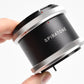 Spiratone 11 & 36mm Extension Tube set for Canon FD, Mint-