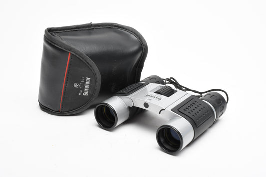 MultiTech Survivor Binoculars DCF 8x22 w/Case, Nice!