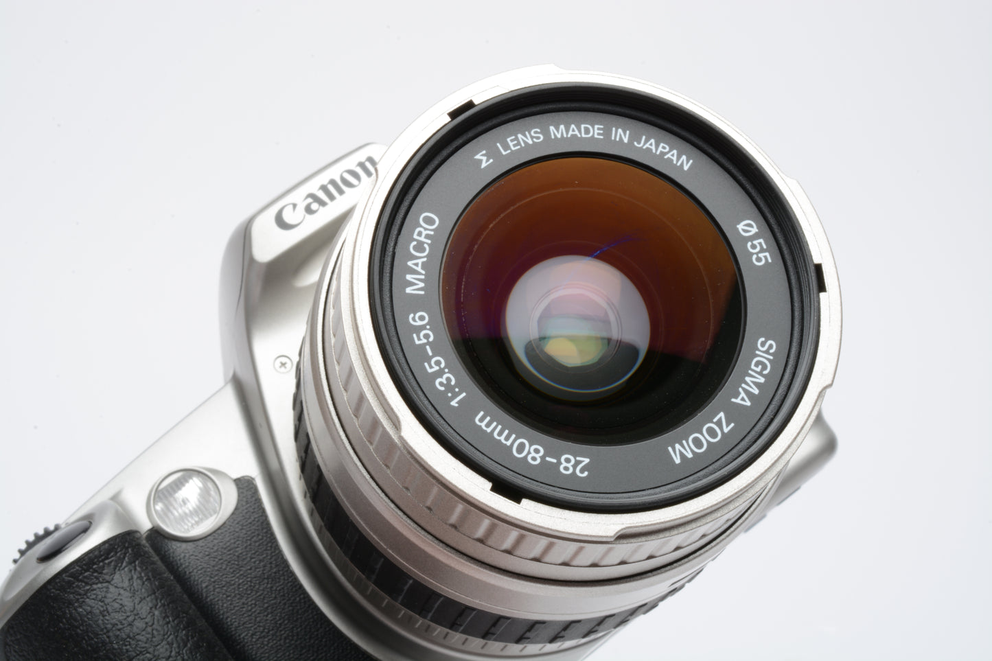 Canon Rebel G QD 35mm SLR w/Sigma 28-80mm f3.6-5.6 Asph. w/cap, strap, boxes