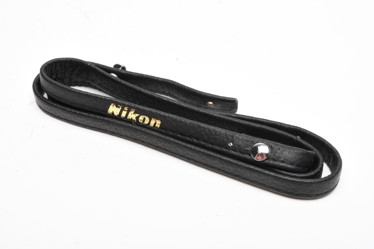 Nikon Genuine Leather Neck Strap in Box, Very Clean!
