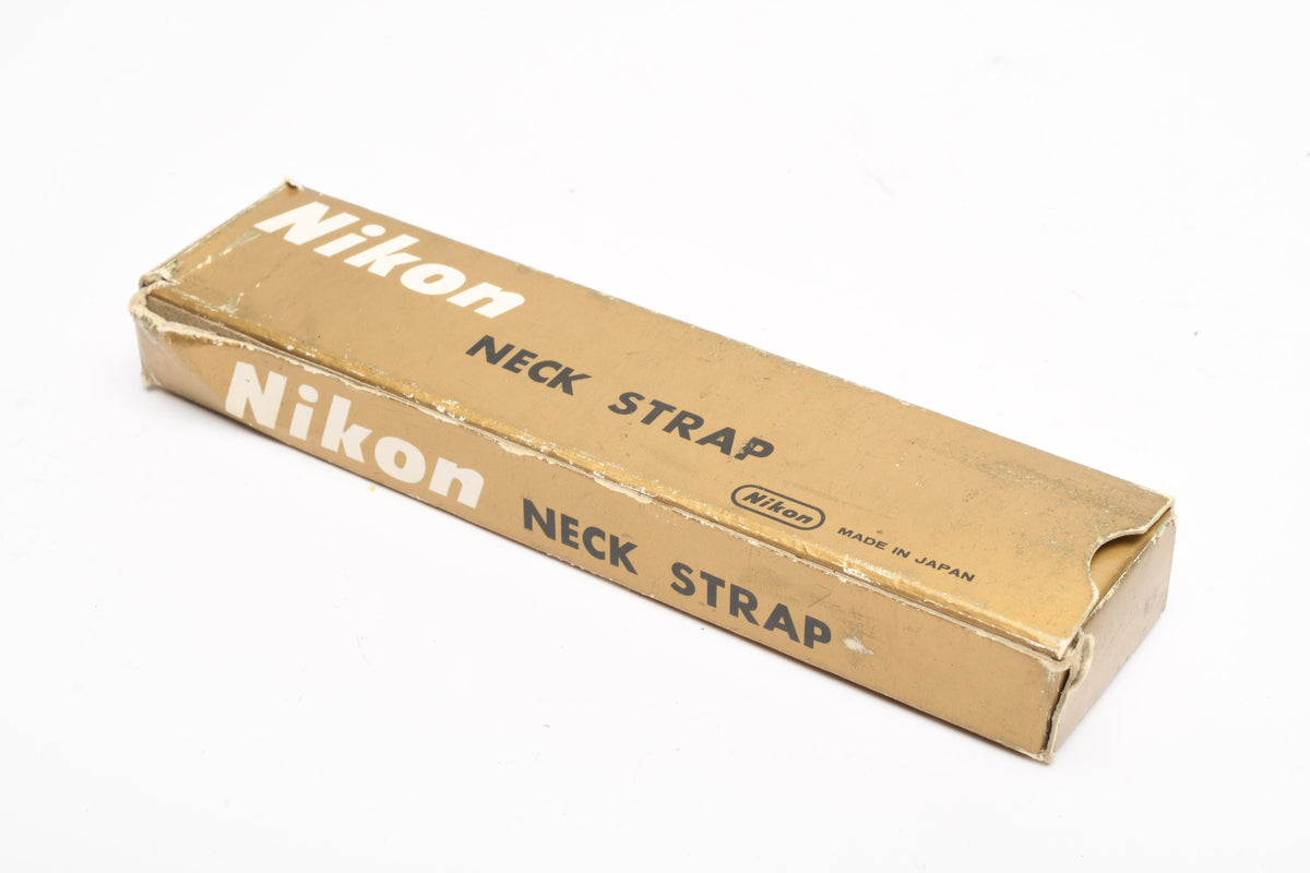 Nikon Genuine Leather Neck Strap in Box, Very Clean!