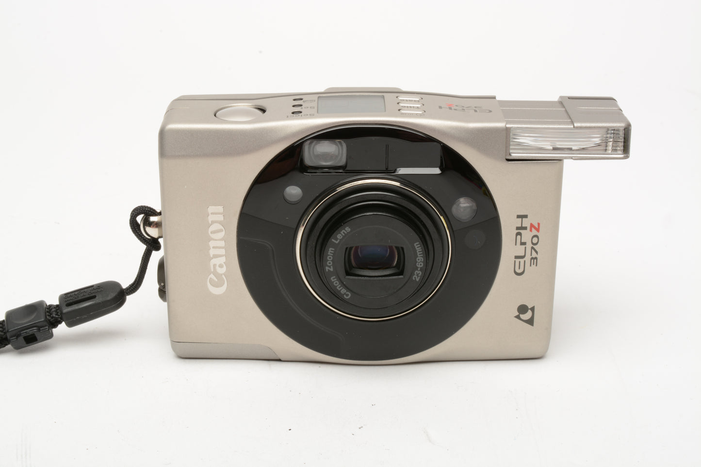 Canon Elph 370z IX-240 APS Camera, w/case, strap, manuals, box + 1X roll film