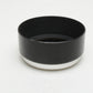 Pentax Asahi 46mm metal lens hood w/46mm ring in case, nice (Chrome/Black)