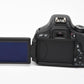 Canon EOS T3i w/18-55mm f3.5-5.6 IS STM lens, batt+charger, Only 1122K Acts!