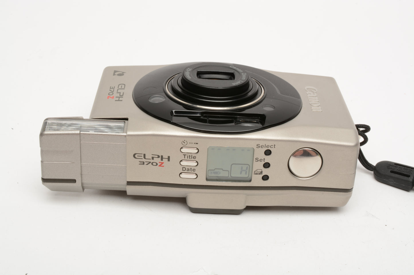 Canon Elph 370z IX-240 APS Camera, w/case, strap, manuals, box + 1X roll film