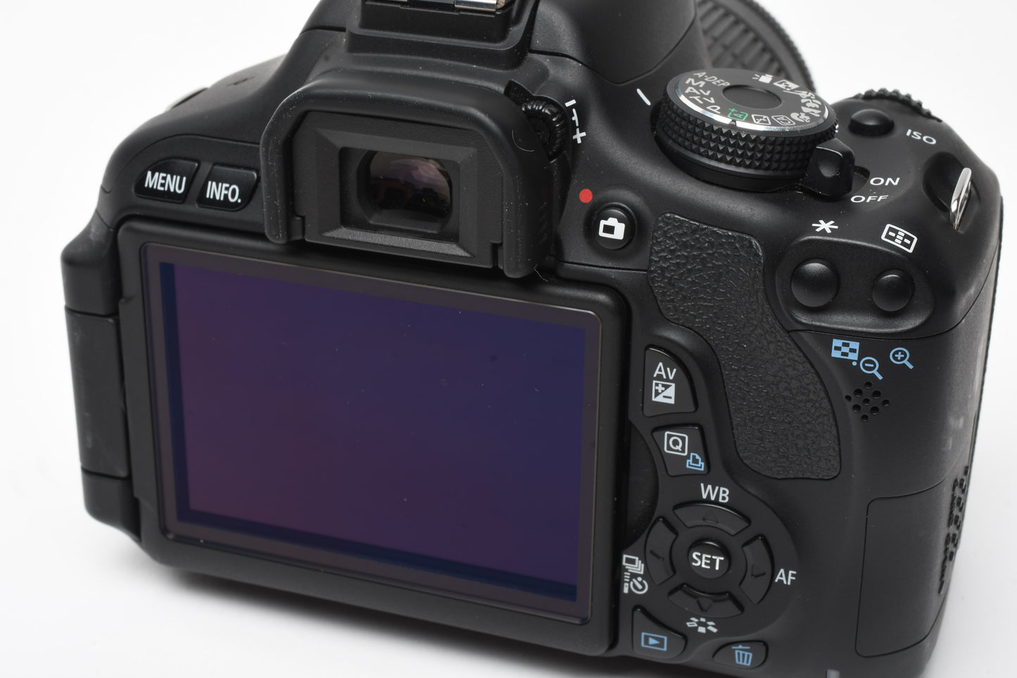 Canon EOS T3i w/18-55mm f3.5-5.6 IS STM lens, batt+charger, Only 1122K Acts!
