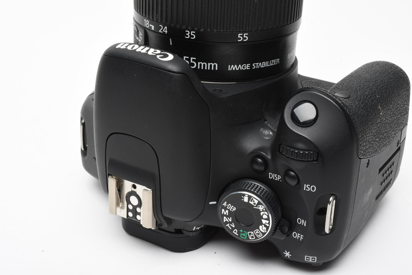 Canon EOS T3i w/18-55mm f3.5-5.6 IS STM lens, batt+charger, Only 1122K Acts!