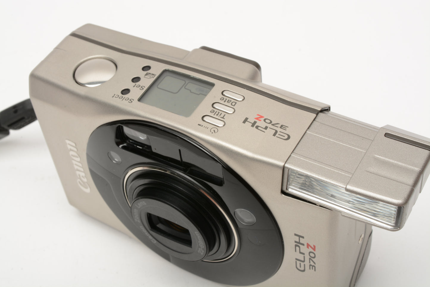 Canon Elph 370z IX-240 APS Camera, w/case, strap, manuals, box + 1X roll film