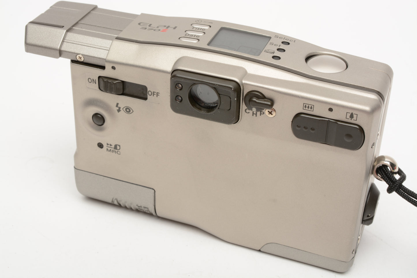 Canon Elph 370z IX-240 APS Camera, w/case, strap, manuals, box + 1X roll film