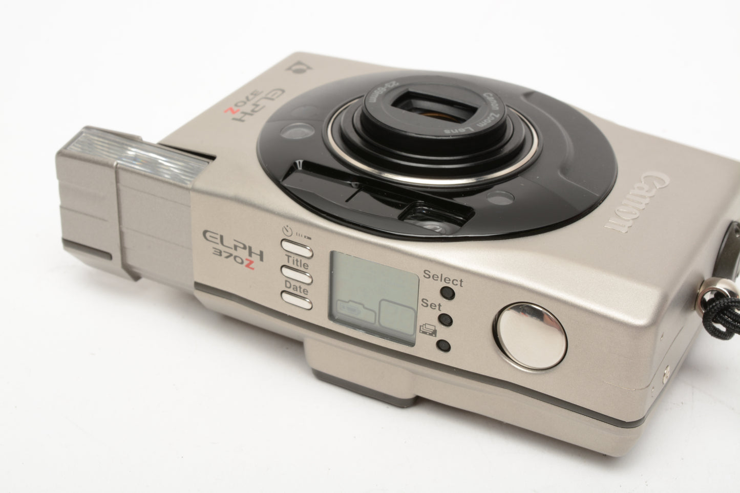 Canon Elph 370z IX-240 APS Camera, w/case, strap, manuals, box + 1X roll film