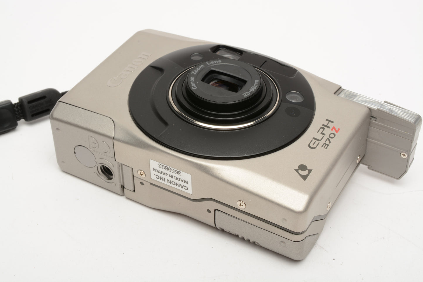 Canon Elph 370z IX-240 APS Camera, w/case, strap, manuals, box + 1X roll film