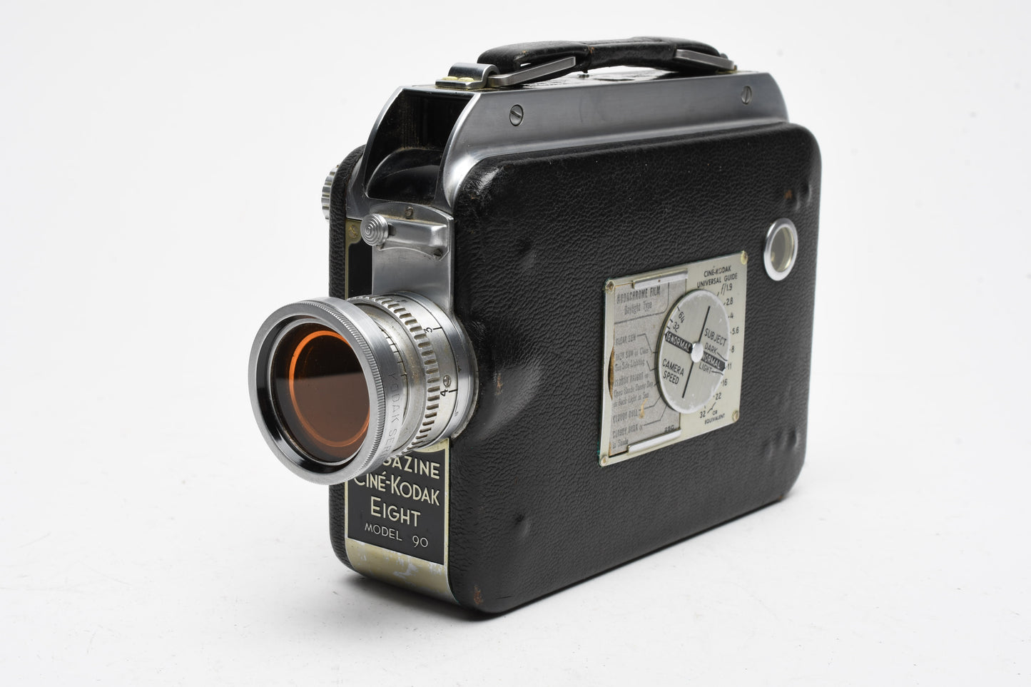 Kodak Model 90 8mm Movie camera, Case, works!
