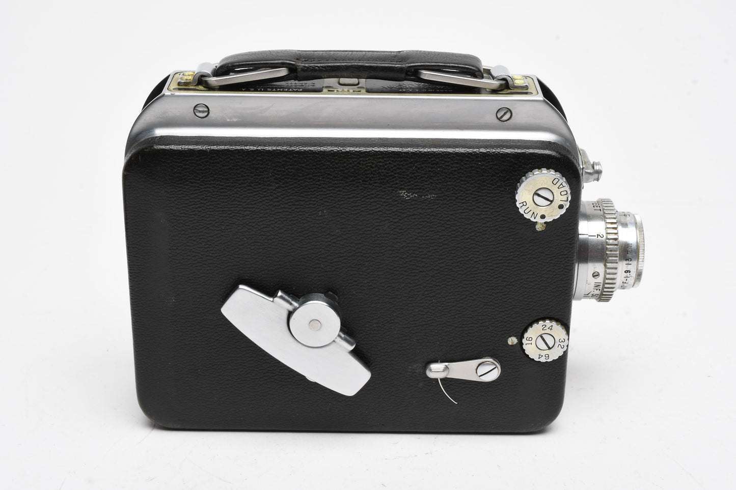 Kodak Model 90 8mm Movie camera, Case, works!