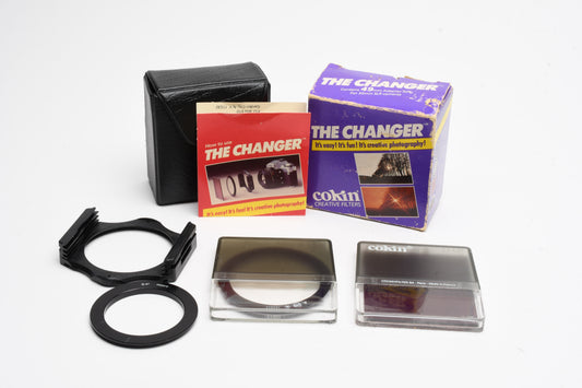 Cokin starter kit 49mm w/Ring, holder, Star 8 and Sepia filters in box