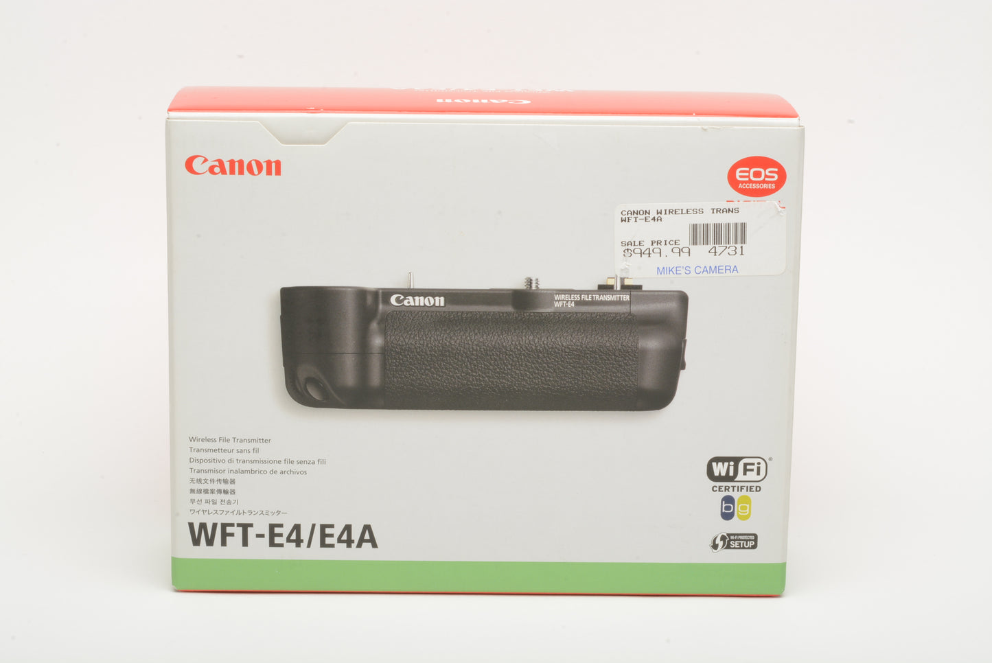 Canon WFT-E4A Wireless File Transmitter & Vertical Grip, Boxed, for EOS 5D Mark II