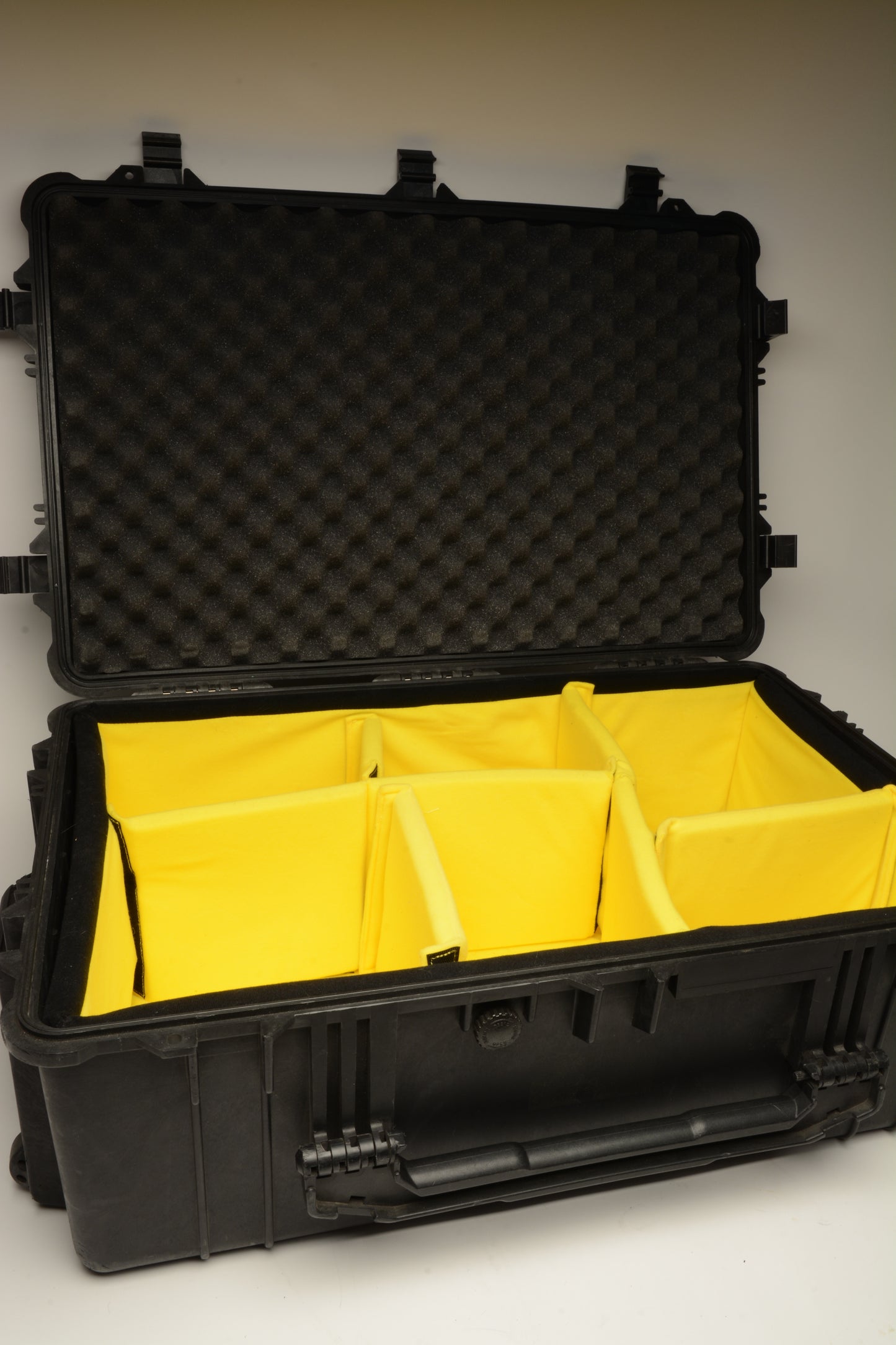Pelican 1650 wheeled Black Equipment Case Measures ~32x21x13" (Black)