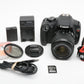 Canon EOS Rebel T5 DSLR w/18-55mm zoom, batt+charger+SD card, Only 10,492 Acts!