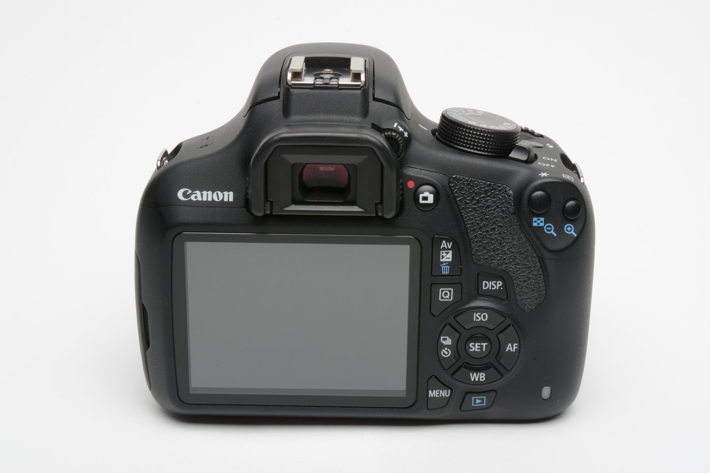 Canon EOS Rebel T5 DSLR w/18-55mm zoom, batt+charger+SD card, Only 10,492 Acts!