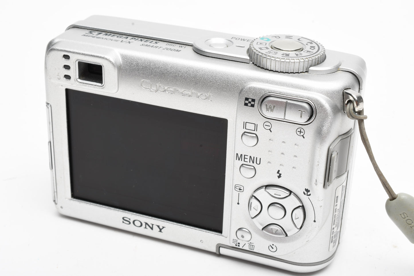 Sony DSC-W1 5.1MP Digital Point&Shoot camera, Zeiss lens, Card, Tested, Great