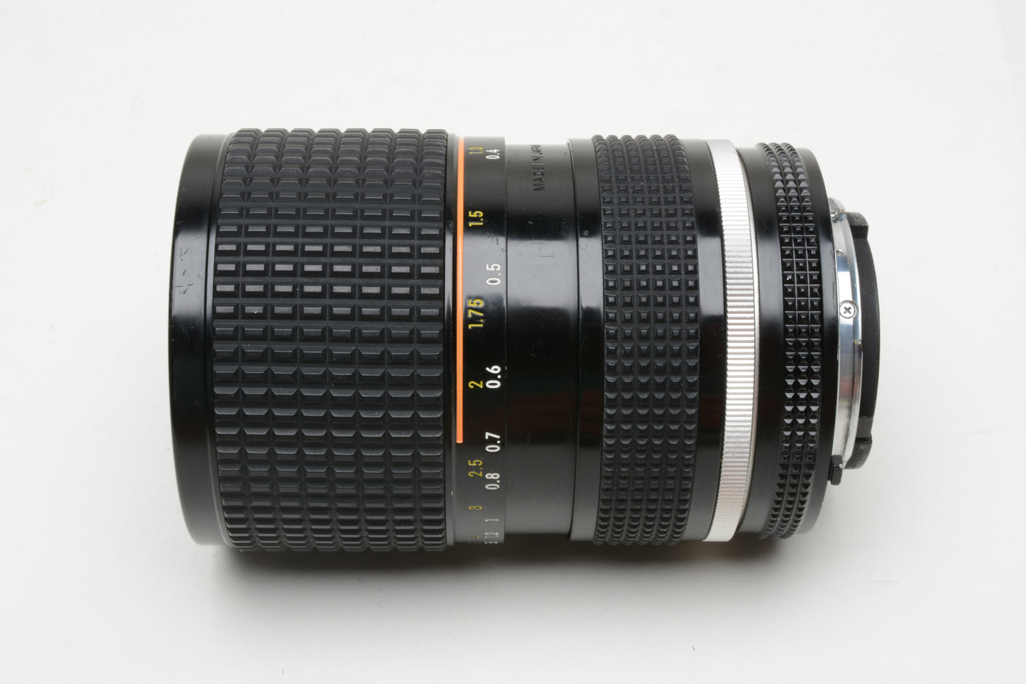 Nikon Nikkor 35-70mm f3.5 Macro AI lens, caps, hood, + UV filter, sharp, *Read